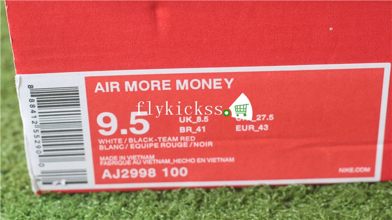 Nike Air More Money QS White Red